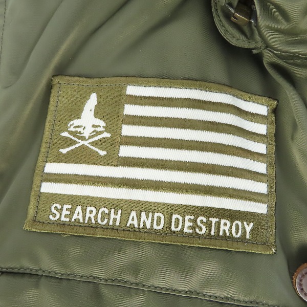 実際に弊社で買取させて頂いたHYSTERIC GLAMOUR/ヒステリックグラマー エアフォース プリマロフト 0204AC01/Lの画像 6枚目