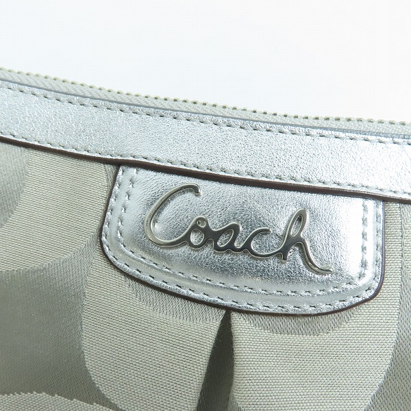 実際に弊社で買取させて頂いたCOACH/コーチ シグネチャー クロスボディ ショルダーバッグ F19742 の画像 6枚目