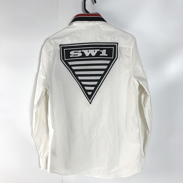 実際に弊社で買取させて頂いたBURBERRY/バーバリー ロゴ パッチ オックスフォード 長袖シャツ 8023798/XSの画像 1枚目