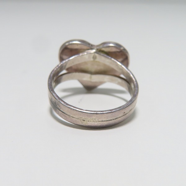 実際に弊社で買取させて頂いたHOLLYWOOD RANCH MARKET/ハリウッドランチマーケット シルバーリング ハート 20.5-21号の画像 3枚目