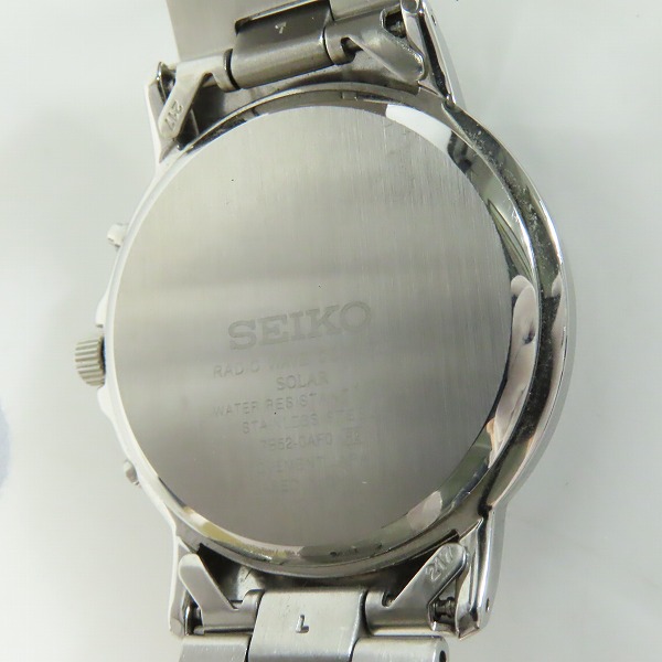 実際に弊社で買取させて頂いたSEIKO/セイコー ソーラー電波腕時計 SBTM169/7B52-0AF0の画像 4枚目