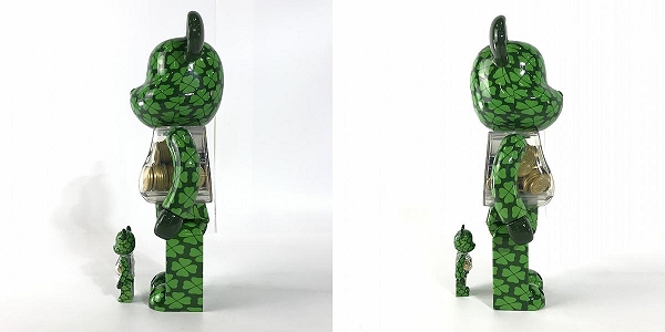 実際に弊社で買取させて頂いたMEDICOM TOY/メディコムトイ BE@RBRICK/ベアブリック LUCK 100％ & 400％の画像 2枚目