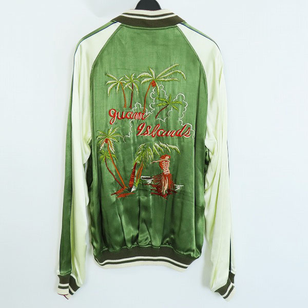 実際に弊社で買取させて頂いた【未使用】THE FLAT HEAD/フラットヘッド リバーシブル スカジャン スーベニアジャケット/XLの画像 2枚目