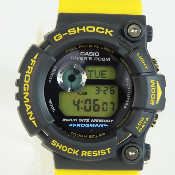 実際に弊社で買取させて頂いたG-SHOCK/Gショック 第4回イルクジ FROGMAN/フロッグマン タフソーラー GW-204K-9JR