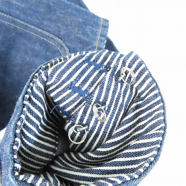 実際に弊社で買取させて頂いたSUGAR CANE/シュガーケーン デニムジャケット SC10116/40の画像 4枚目