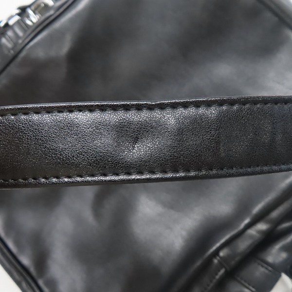 実際に弊社で買取させて頂いたCOMME des GARCONS/コムデギャルソン フェイクレザー/合皮 ショルダーバッグの画像 8枚目