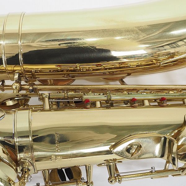 実際に弊社で買取させて頂いた★YANAGISAWA/ヤナギサワ A-400 アルトサックス 彫刻無し ゴールド ハードケース付 の画像 6枚目