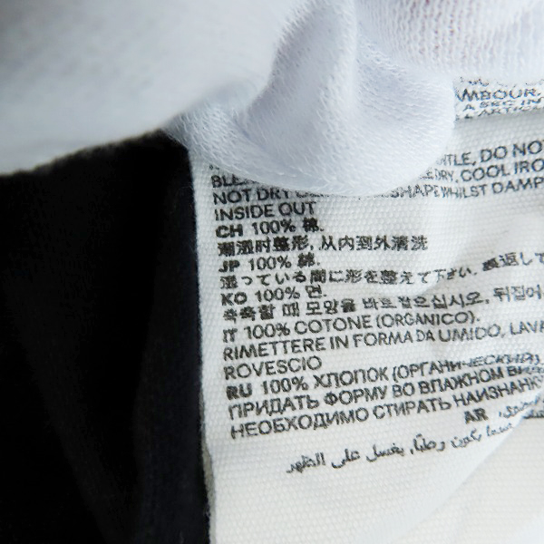 実際に弊社で買取させて頂いたami alexandre mattiussi/アミ アレクサンドルマテュッシ ハート刺繍 半袖Tシャツ ブラック/Sの画像 4枚目