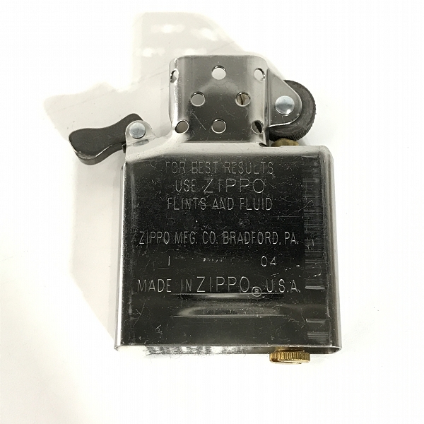 実際に弊社で買取させて頂いたZIPPO/ジッポー Paul Smith/ポールスミス 鏡面加工 2004年製 ケース付きの画像 5枚目