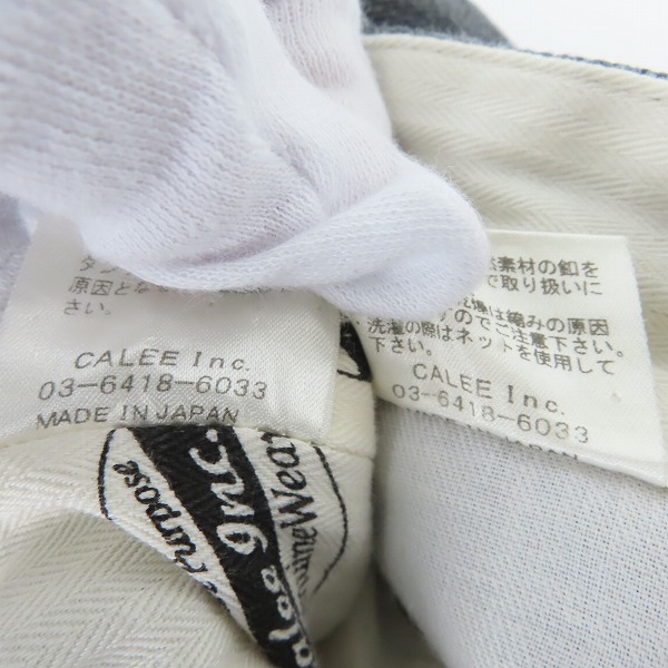 実際に弊社で買取させて頂いたCALEE/キャリー ベスト パンツ セットアップ/Mの画像 7枚目