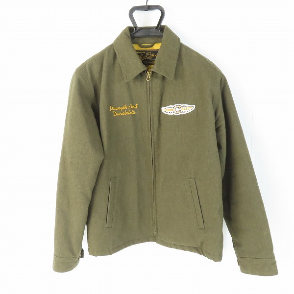 実際に弊社で買取させて頂いたCALEE/キャリー 裏地キルティング ウール ジップアップジャケット M