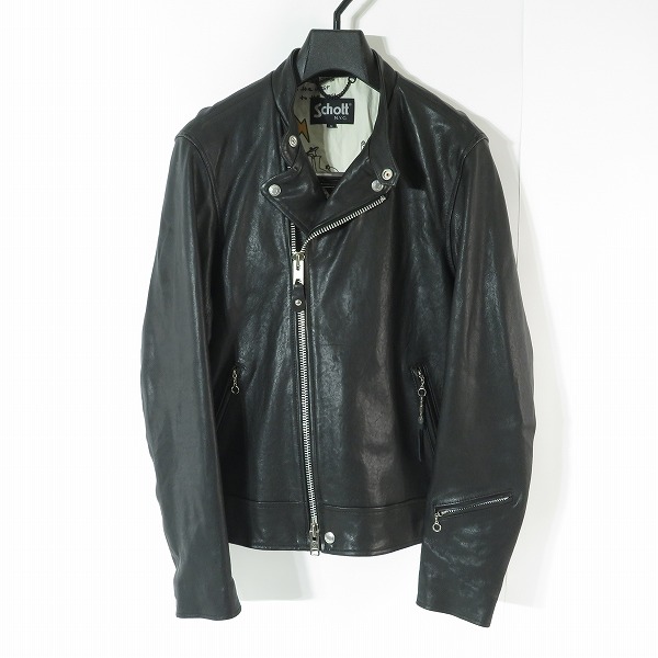 実際に弊社で買取させて頂いたSchottｘREMI RELIEF×Uncut Bound/ショット×レミレリーフ×アンカットバウンド ライダースジャケット 3191054/M