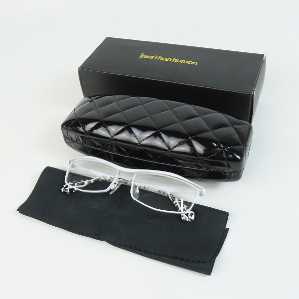 実際に弊社で買取させて頂いたless than human/レスザンヒューマン 一石二鳥 眼鏡/メガネフレーム/アイウェアの画像 9枚目