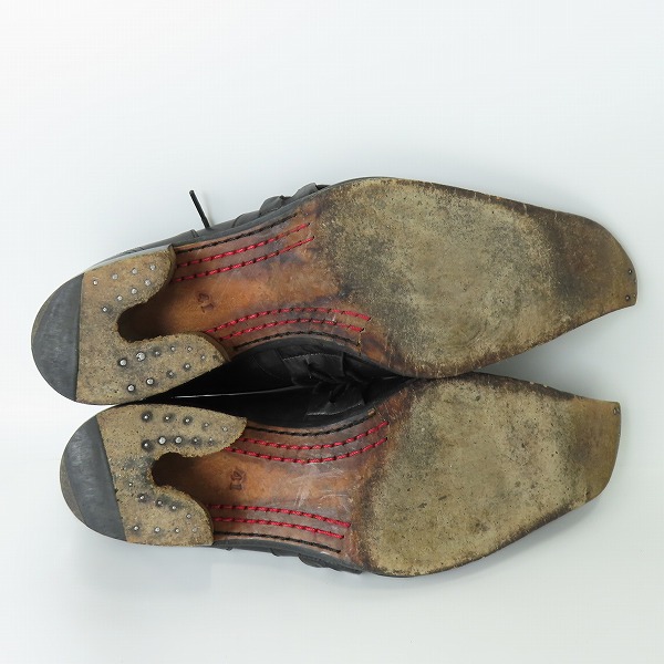 実際に弊社で買取させて頂いたHIROMU TAKAHARA/ヒロムタカハラ バターナイフ シューズ 41の画像 2枚目