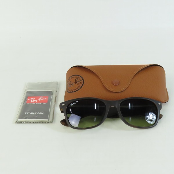 実際に弊社で買取させて頂いたRay-Ban/レイバン NEW WAYFARER/ニュー ウェイファーラー 偏光サングラス RB2132-F 894/76の画像 9枚目