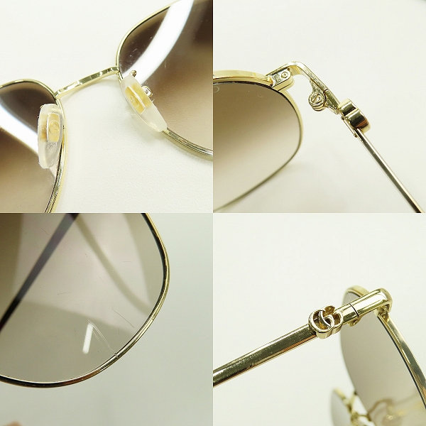 実際に弊社で買取させて頂いたGucci/グッチ サングラス アジアンフィット 1142SA 002の画像 6枚目