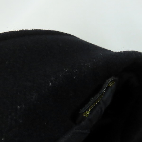 実際に弊社で買取させて頂いたSCHOTT/ショット MELTON DOUBLE RIDERS JACKET/メルトンダブルライダースジャケット 7069/20の画像 5枚目