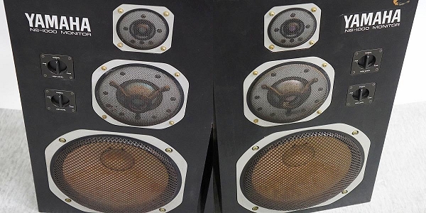 実際に弊社で買取させて頂いた ★【使用感有り】YAMAHA/ヤマハ NS-1000M ブックシェルフ型 スピーカー ペア 動作未確認の画像 1枚目