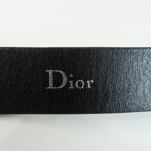 実際に弊社で買取させて頂いたDior Homme/ディオールオム エナメル ベルト 46 BM-0058/80の画像 4枚目