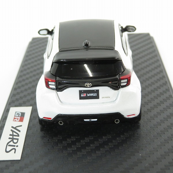実際に弊社で買取させて頂いたメーカー不明 TOYOTA/トヨタ GR ヤリス プラチナホワイトパールマイカ/ミニカーの画像 4枚目