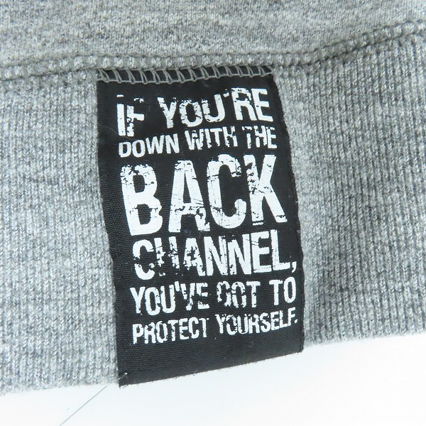 実際に弊社で買取させて頂いたBack Channel/バックチャンネル ハーフボタン プルオーバー パーカー/Lの画像 5枚目