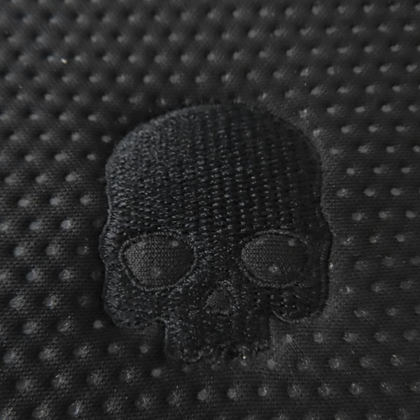 実際に弊社で買取させて頂いたHYDROGEN/ハイドロゲン ロゴチャーム付 ハンドバッグ ブラック の画像 4枚目