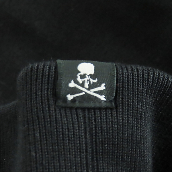 実際に弊社で買取させて頂いたMASTERMIND WORLD/マスターマインドワールド 銀ラメスカル プルオーバーパーカー MW19S02-SW011-008/Lの画像 5枚目