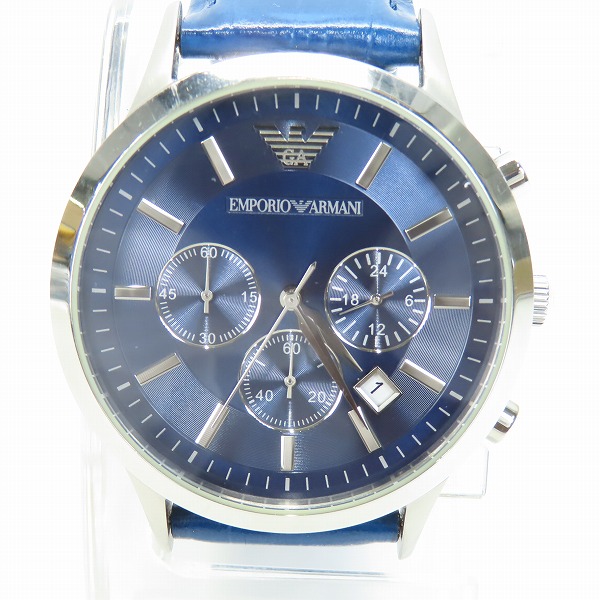 実際に弊社で買取させて頂いたEMPORIO ARMANI/エンポリオアルマーニ クロノグラフ デイト クォーツ 腕時計 AR2448