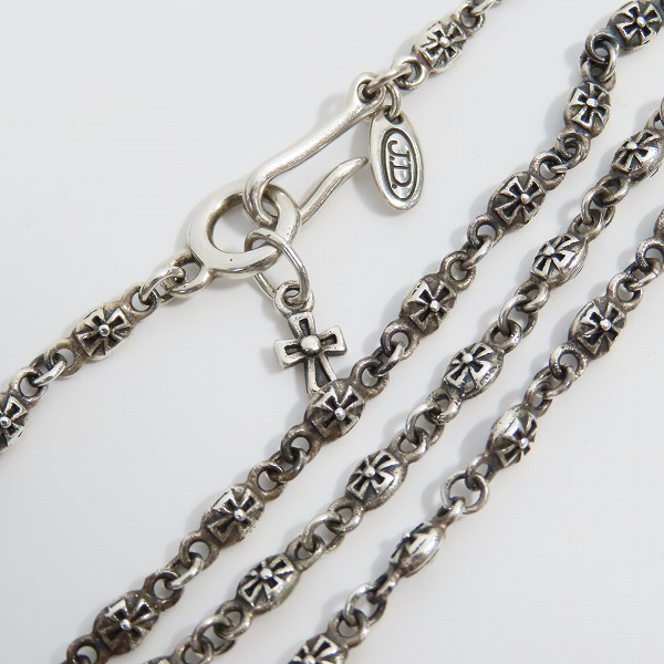 実際に弊社で買取させて頂いたJustin Davis/ジャスティンデイビス ヘビークロスチェーン ネックレス
