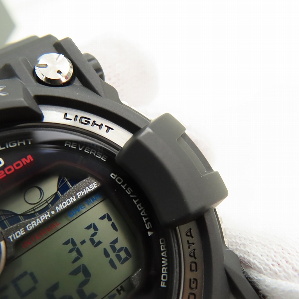 実際に弊社で買取させて頂いたG-SHOCK/Gショック FROGMAN/フロッグマン Master of G/マスターオブG ソーラー電波時計/ウォッチ GWF-1000-1JFの画像 5枚目