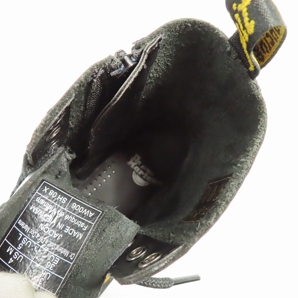 実際に弊社で買取させて頂いたDr. Martens/ドクターマーチン JADON/ジェイドン ジップアップ 厚底 ブーツ UK3の画像 4枚目