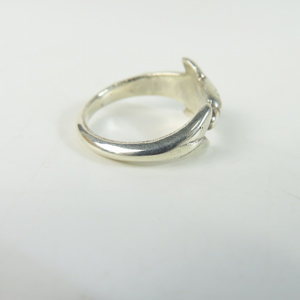 実際に弊社で買取させて頂いたHOLLYWOOD RANCH MARKET/ハリウッドランチマーケット ドルフィン/イルカ リング 20号の画像 3枚目