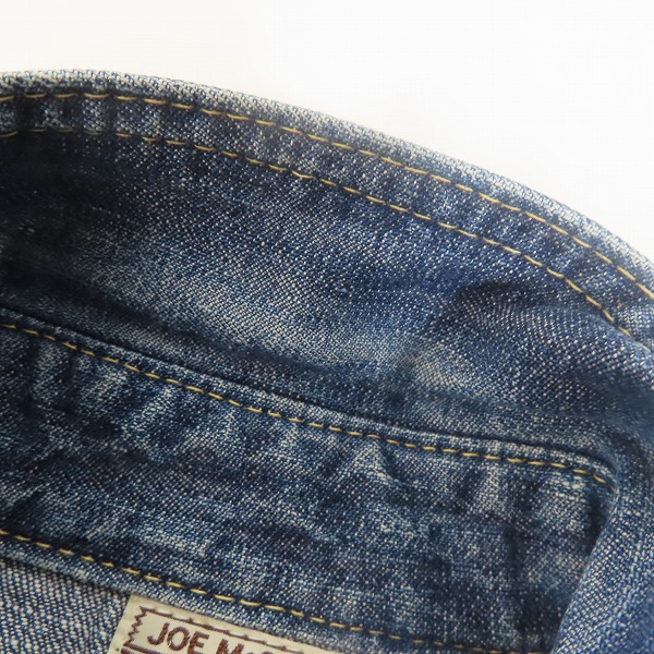 実際に弊社で買取させて頂いたJoe McCOY/ジョーマッコイ THE REAL McCOY'S/リアルマッコイズ デニムシャツ Lot105/15の画像 4枚目