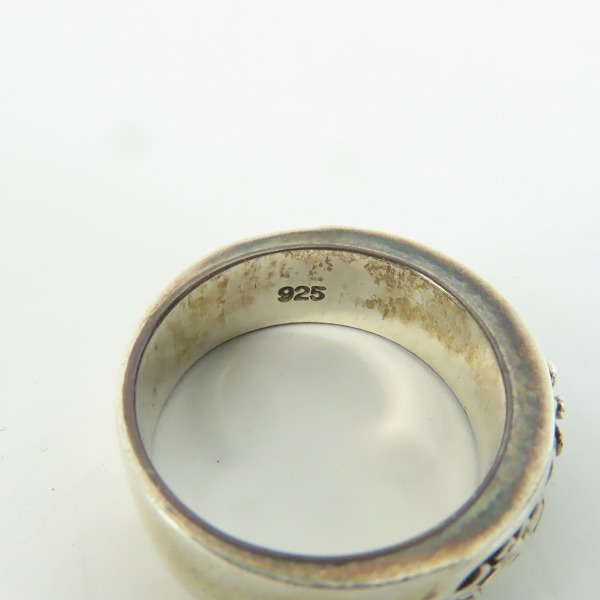 実際に弊社で買取させて頂いた【ギャラ付き】Justin Davis/ジャスティンデイビス HOLY SACRAMENT ホリーサクラメント シルバー リング SRJ202 23.5号の画像 3枚目