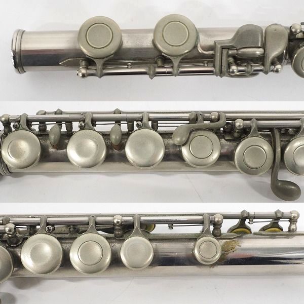 実際に弊社で買取させて頂いた【使用感有り】Muramatsu/ムラマツ 型番不明 フルート ハードケース付きの画像 5枚目