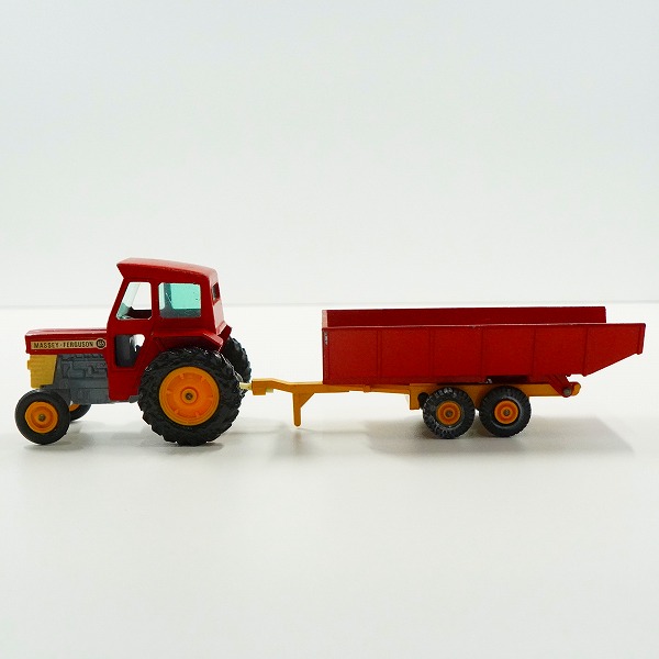 実際に弊社で買取させて頂いたMATCHBOX/マッチボックス K-3 KING SIZE MASSEY FERGUSON TRACTOR & TRAILER/マッセイ ファーガソン ミニカーの画像 1枚目