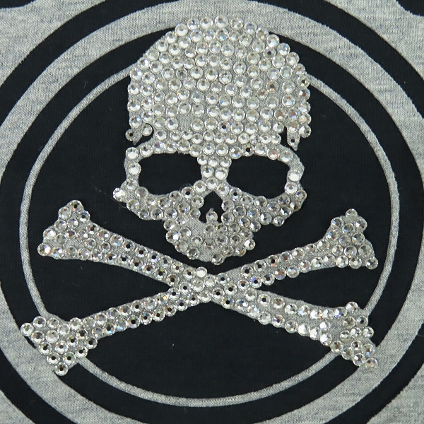 実際に弊社で買取させて頂いた【未使用】mastermind JAPAN/マスターマインドジャパン UNIVERSALITY スワロ装飾 半袖Ｔシャツ MA2-TS32-025-3/Lの画像 6枚目