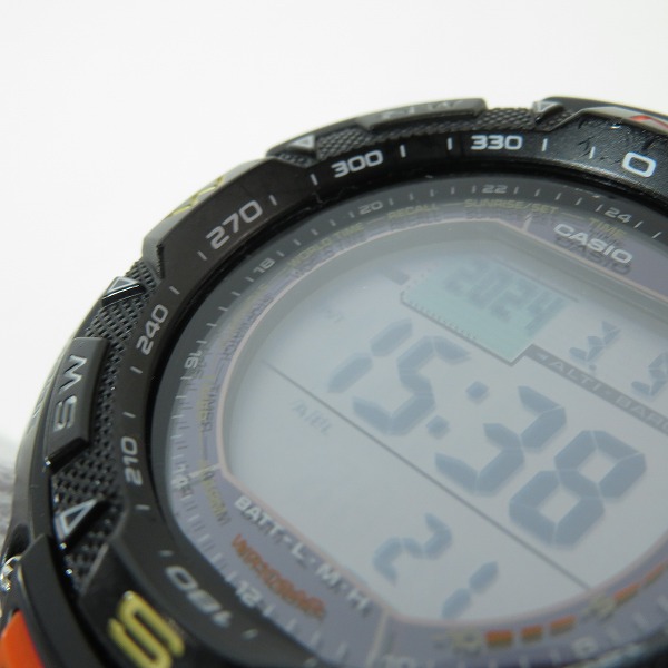 実際に弊社で買取させて頂いたCASIO/カシオ PROTREK/プロトレック トリプルセンサー タフソーラー PRG-240-3JFの画像 5枚目