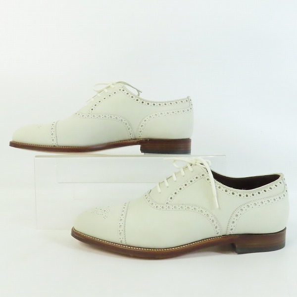 実際に弊社で買取させて頂いたGRENSON/グレンソン ストレートチップ ドレスシューズ 33749/548 8.5Fの画像 3枚目