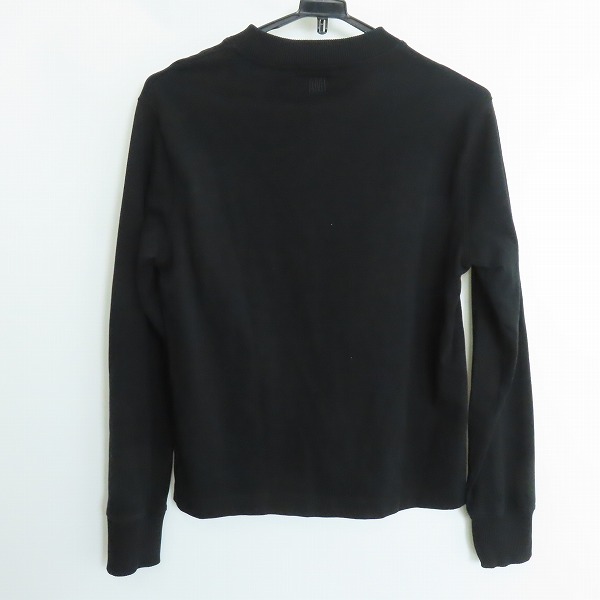 実際に弊社で買取させて頂いたami alexandre mattiussi/アミ アレクサンドルマテュッシ ハート刺繍 長袖Tシャツ ブラック/XSの画像 1枚目