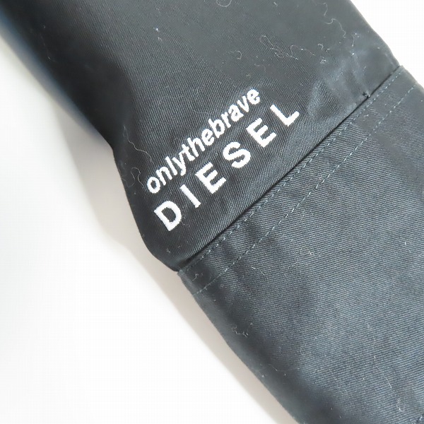 実際に弊社で買取させて頂いたDIESEL/ディーゼル フェイクレイヤード 異素材MIX シャツジャケット Sの画像 8枚目