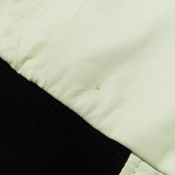 実際に弊社で買取させて頂いたSchott/ショット レザー トラックジャケット NO.3141016/Mの画像 8枚目