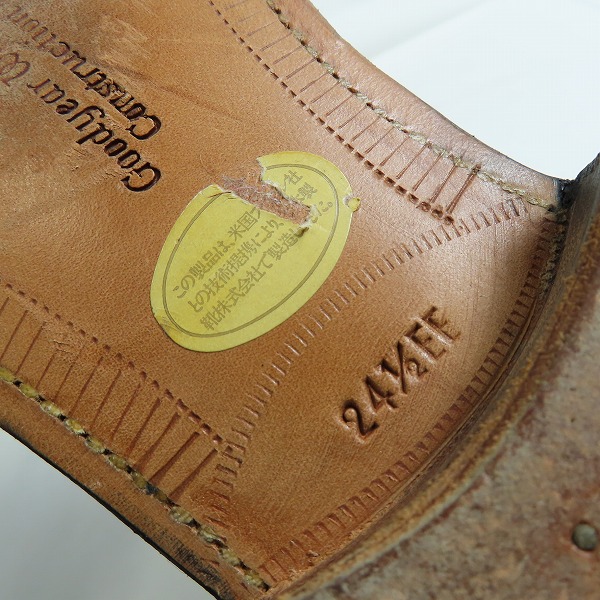 実際に弊社で買取させて頂いたREGAL/リーガル EAST COAST COLLECTION/タッセルローファー 2244/24.5EEの画像 6枚目