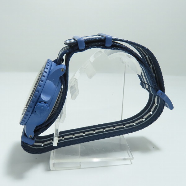 実際に弊社で買取させて頂いた【保証期間内】blancpain×swatch/ブランパン×スウォッチ ATLANTIC OCEAN ダイバーズウォッチ SO35A100の画像 1枚目