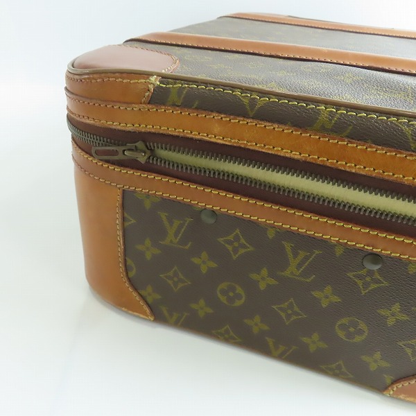 実際に弊社で買取させて頂いた【難有り】LOUIS VUITTON/ルイ ヴィトン  ビンテージ/ヴィンテージ モノグラム ストラトス トランクバッグ スーツケース の画像 5枚目