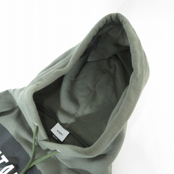 実際に弊社で買取させて頂いたWTAPS/ダブルタップス 19AW SIDE EFFECT PULLOVER HOODIE/パーカー/03の画像 7枚目