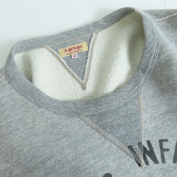 実際に弊社で買取させて頂いたTHE REAL McCOY'S/リアルマッコイズ 両面V スウェット/42の画像 5枚目