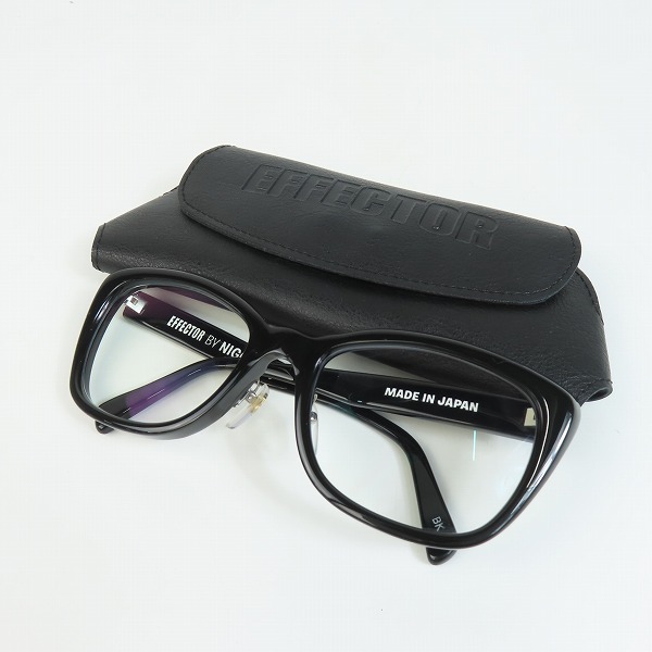 実際に弊社で買取させて頂いたEFFECTOR by NIGO/エフェクター×ニゴ Holly/ホーリー メガネフレーム/アイウェアの画像 9枚目