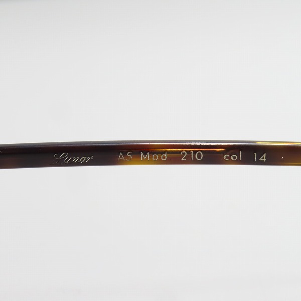 実際に弊社で買取させて頂いたLUNOR /ルノア アイウェア/メガネフレーム A5-508の画像 6枚目