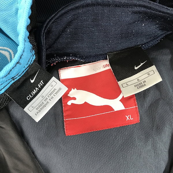 実際に弊社で買取させて頂いた【おまとめ】NIKE/ナイキ PUMA/プーマ トラックジャケット/パンツ 等の画像 1枚目